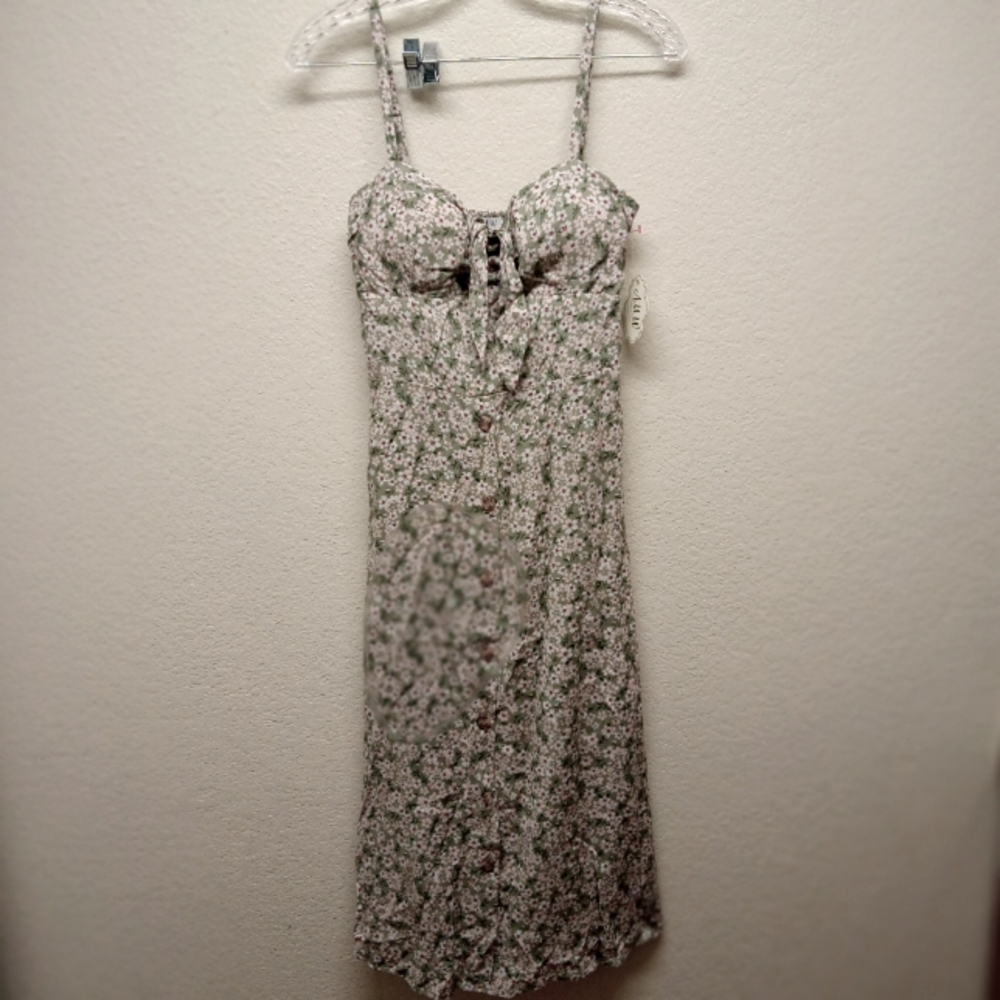 A.U.W floral midi dress